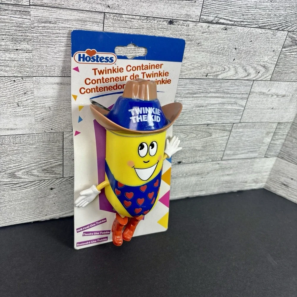 Hostess‎ Twinkie Kid Twinkie Holder Cowboy Food Storage Container Case 2001 NEW